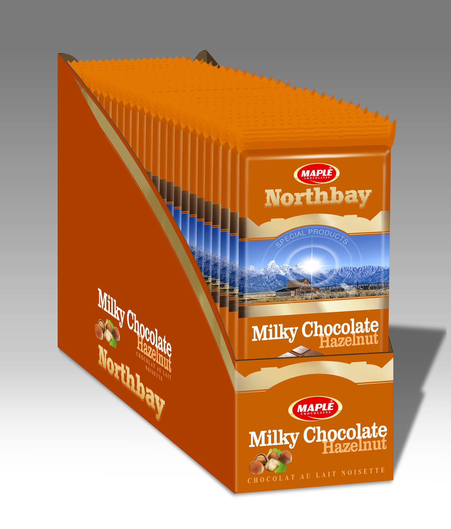 NORTHBAY  SÜTLÜ ÇİKOLATA BADEM 100 GR 