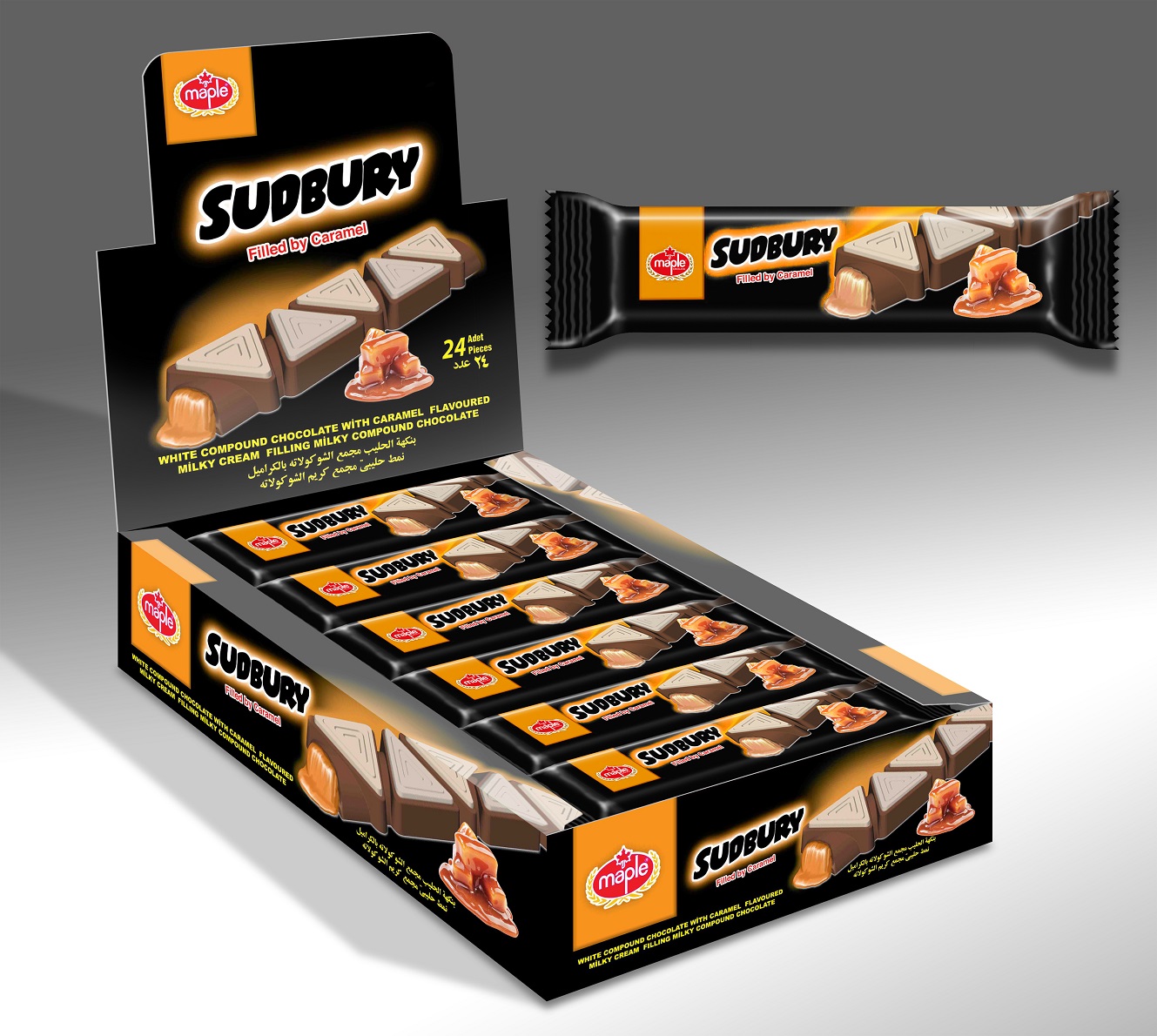 SUDBURRY KARAMEL KREMALI SÜTLÜ ÇİKOLATA